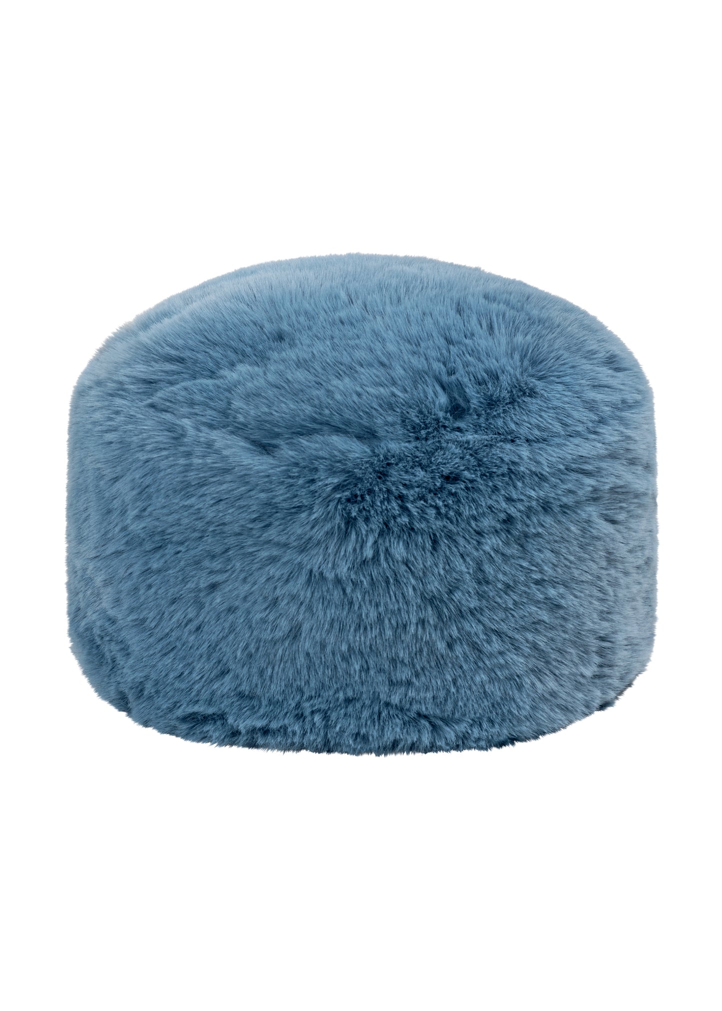 Women's short hair kossak hat made of faux fur in Light Blue