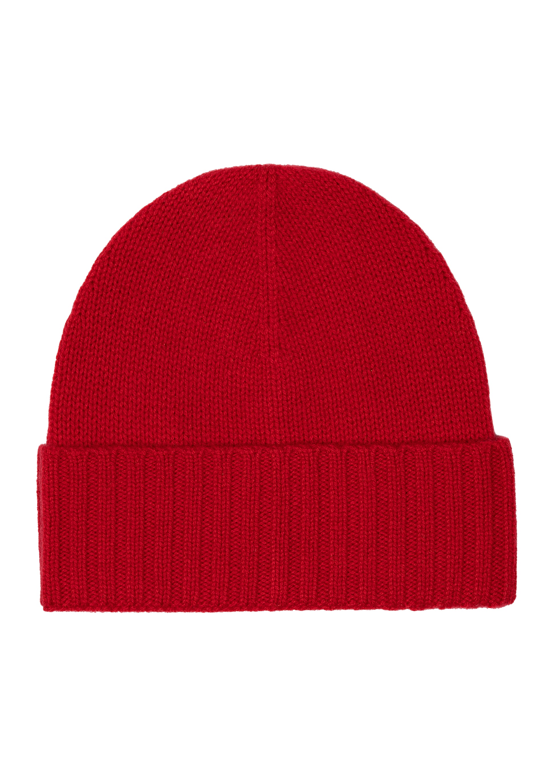 womens Red cashmere beanie hat