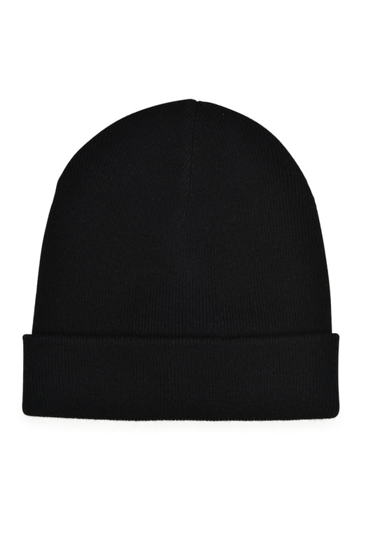 Women's cashmere beanie hat in Black